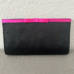 Elegant Black and Pink Clutch